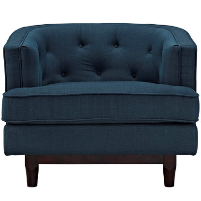 Coast Upholstered Armchair, Navy, Fabric 10236
