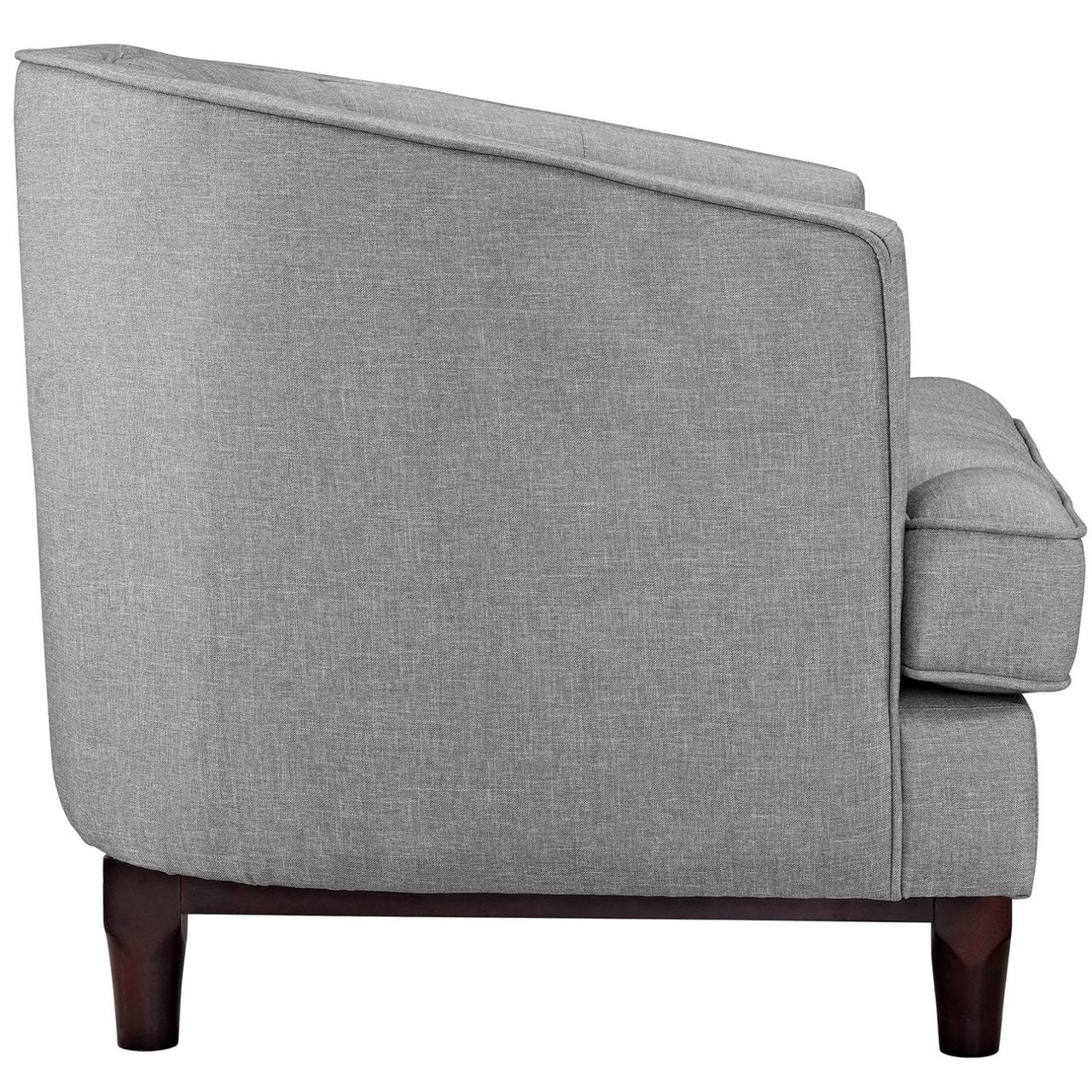 Coast Upholstered Armchair, Grey, Fabric 10239