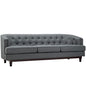 Coast Upholstered Sofa, Grey, Fabric 10242