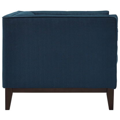 Serve Upholstered Armchair, Navy, Fabric 10254