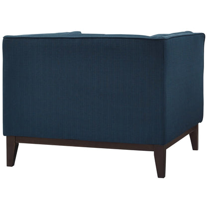 Serve Upholstered Armchair, Navy, Fabric 10254