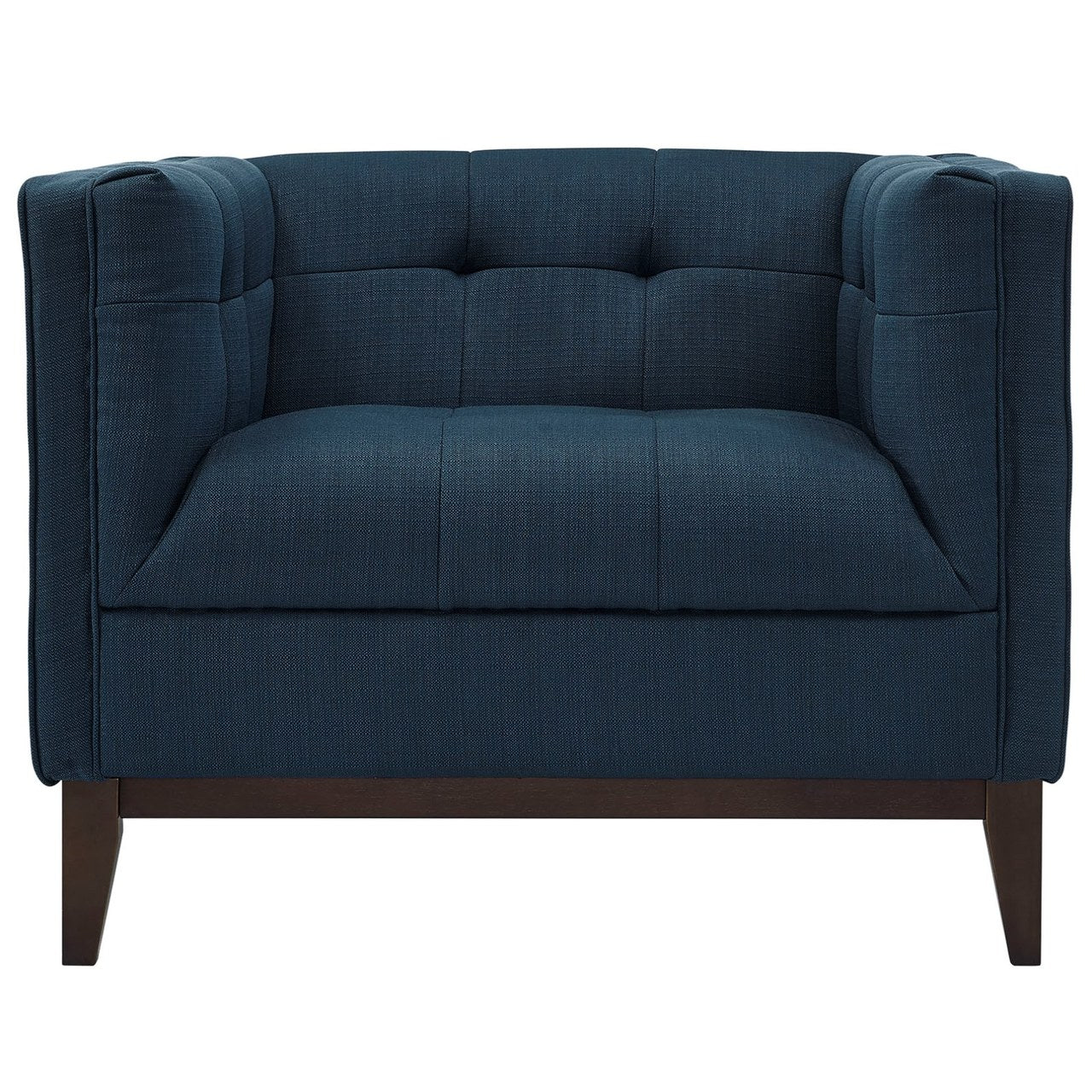 Serve Upholstered Armchair, Navy, Fabric 10254
