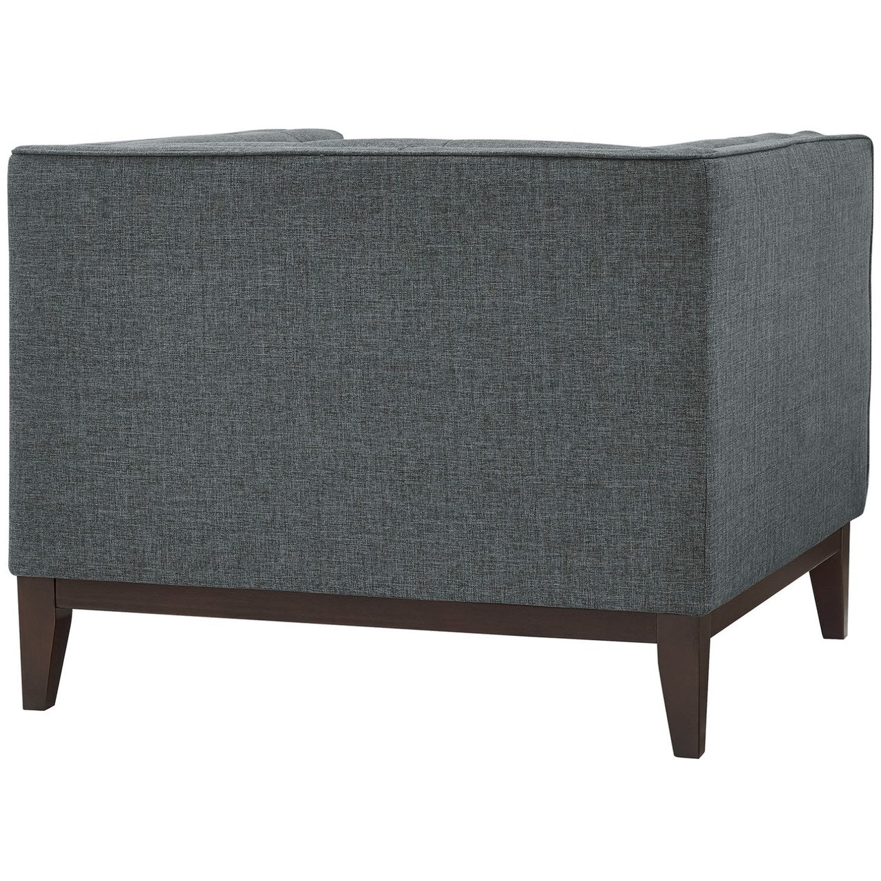 Serve Upholstered Armchair, Grey, Fabric 10255