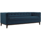 Serve Upholstered Sofa, Navy, Fabric 10258