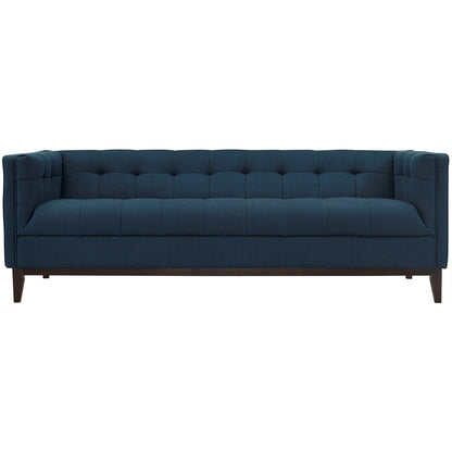 Serve Upholstered Sofa, Navy, Fabric 10258