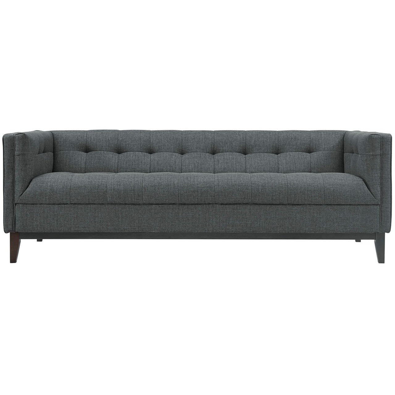 Serve Upholstered Sofa, Grey, Fabric 10259