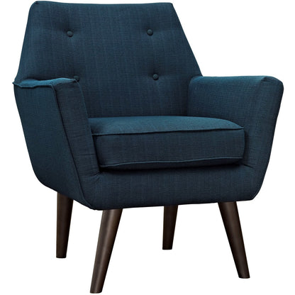 Posit Upholstered Armchair, Navy, Fabric 10263