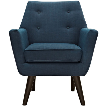Posit Upholstered Armchair, Navy, Fabric 10263