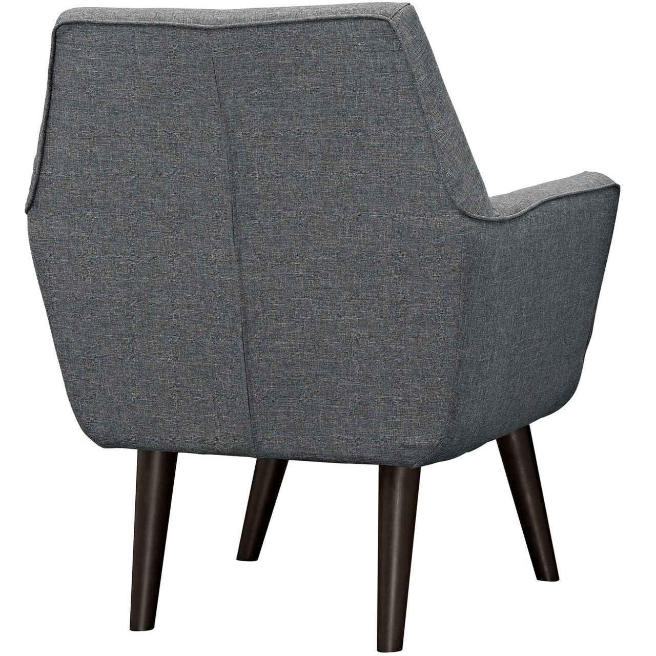 Posit Upholstered Armchair, Grey, Fabric 10265