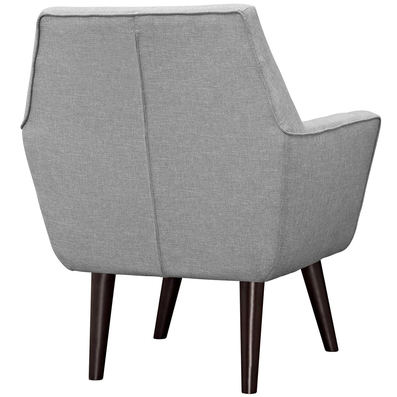 Posit Upholstered Armchair, Grey, Fabric 10267