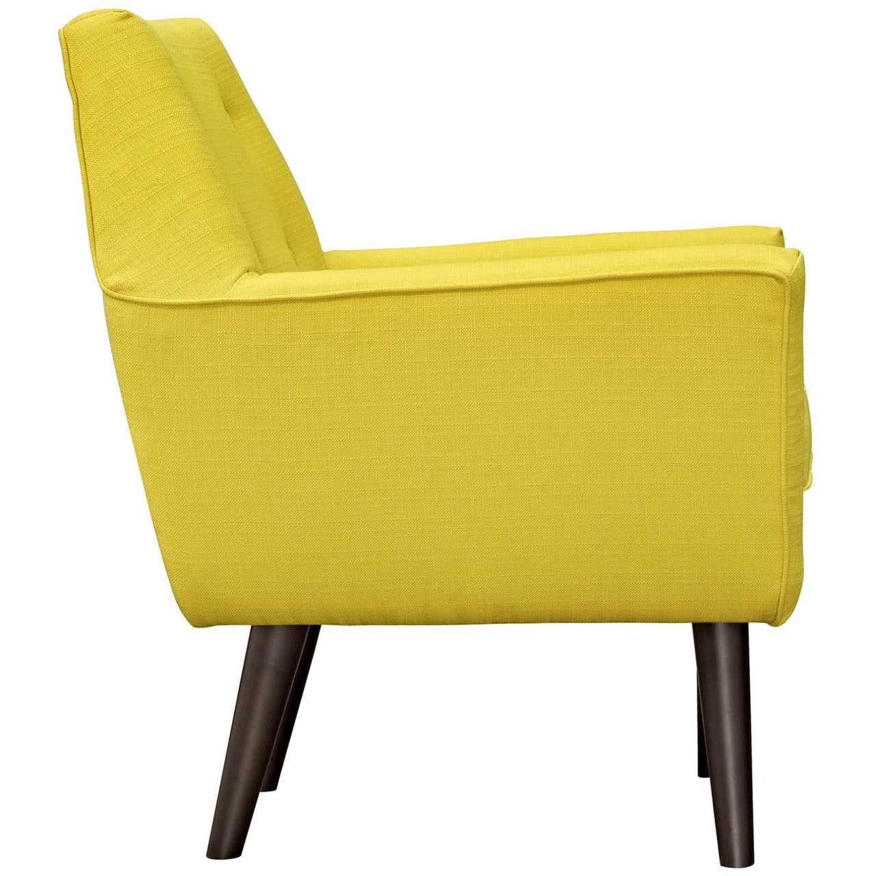 Posit Upholstered Armchair, Yellow, Fabric 10268