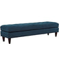 Empress Large Bench, Navy, Fabric 10271