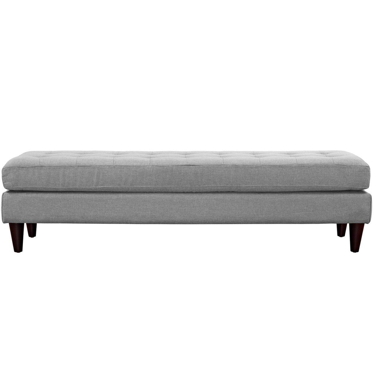 Empress Large Bench, Grey, Fabric 10275