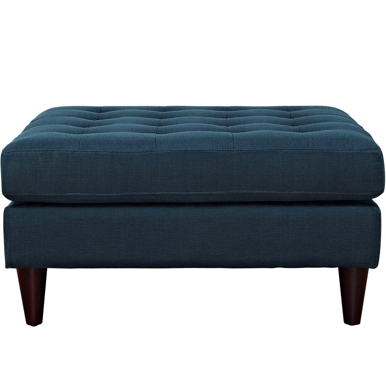 Empress Upholstered Large Ottoman, Navy, Fabric 10289