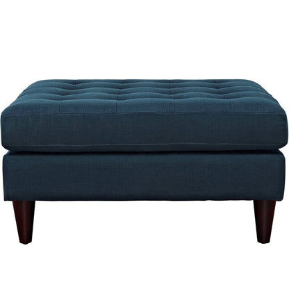 Empress Upholstered Large Ottoman, Navy, Fabric 10289