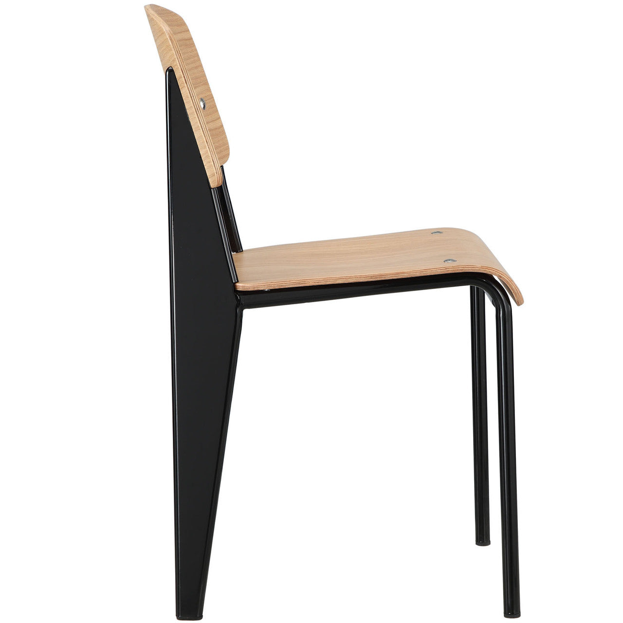 Cabin Dining Side Chair, Natural Black Wood