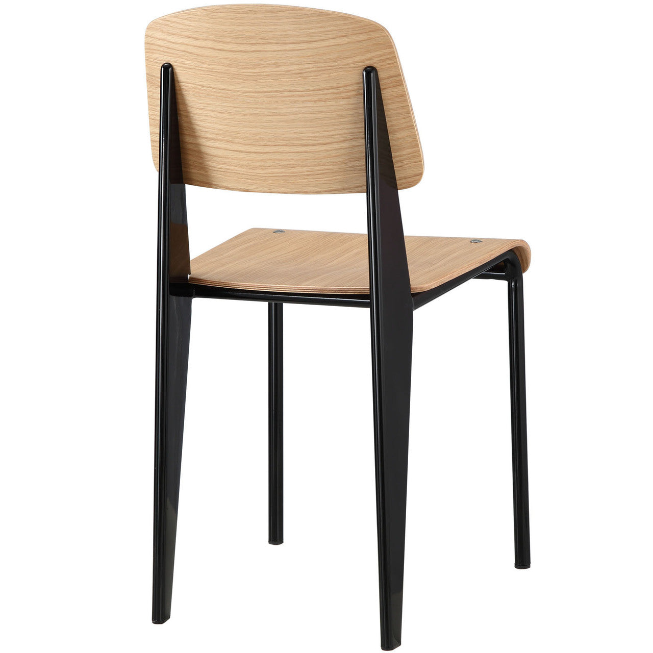Cabin Dining Side Chair, Natural Black Wood