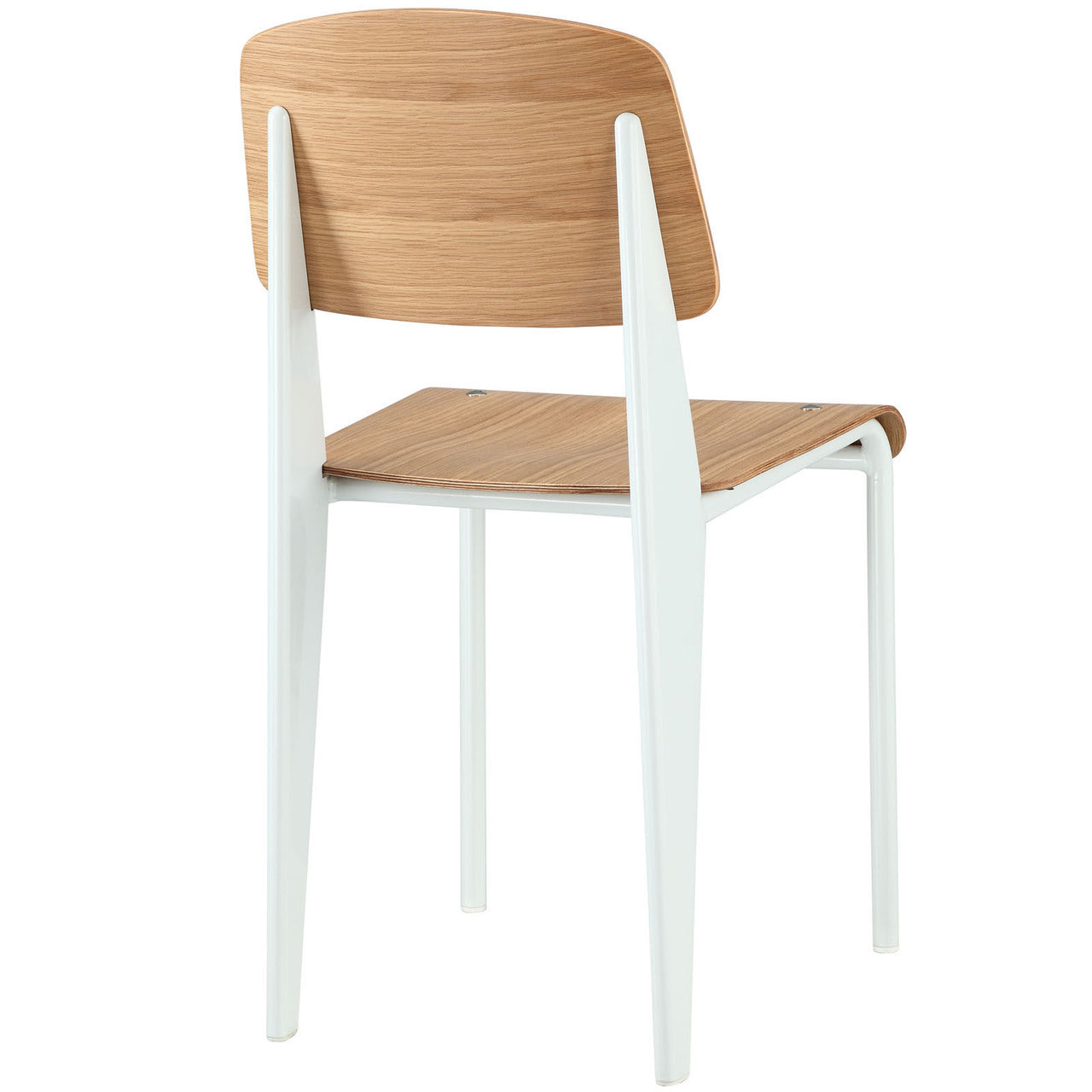 Cabin Dining Side Chair, White Wood