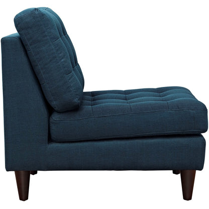 Empress Upholstered Lounge Chair, Navy, Fabric 10297