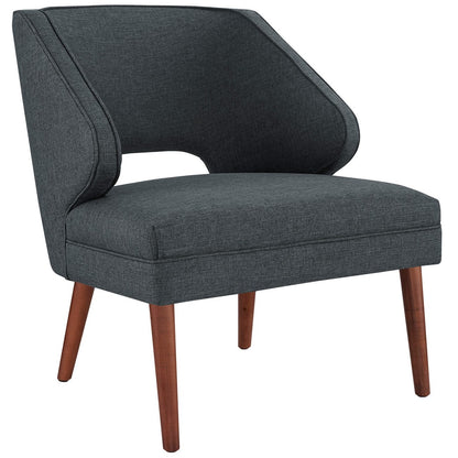 Dock Upholstered Fabric Armchair, Grey, Fabric 10334