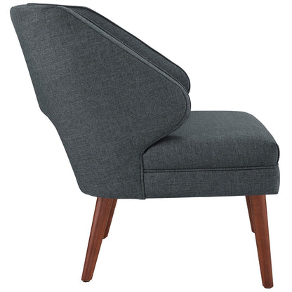 Dock Upholstered Fabric Armchair, Grey, Fabric 10334