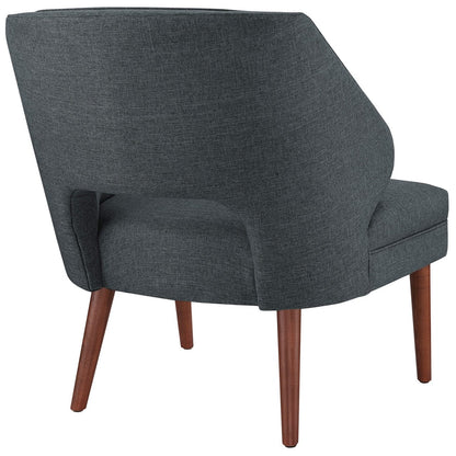 Dock Upholstered Fabric Armchair, Grey, Fabric 10334
