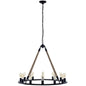 Encircle Chandelier, Brown, Metal 10350