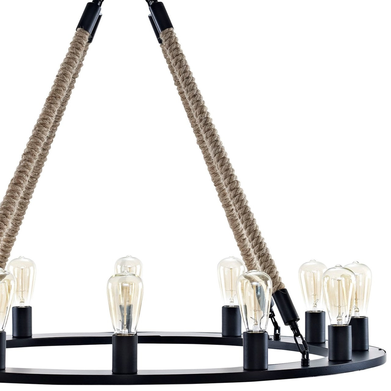 Encircle Chandelier, Brown, Metal 10350
