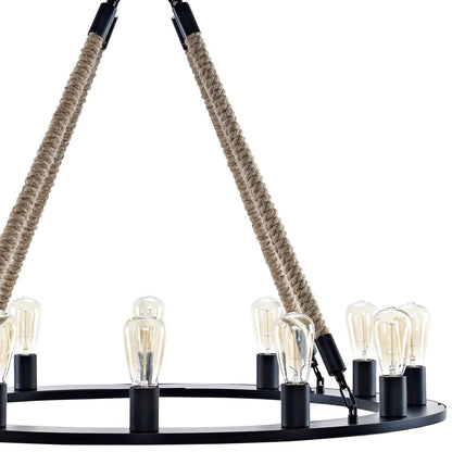 Encircle Chandelier, Brown, Metal 10350
