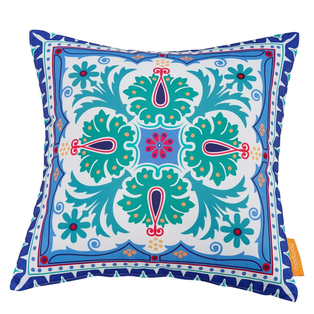 Modway Outdoor Patio Single Pillow, Fabric, Multi Color 13484