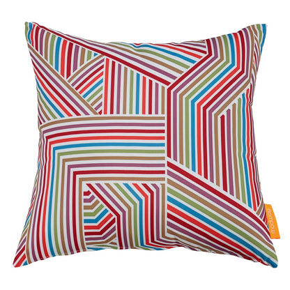 Modway Outdoor Patio Single Pillow, Fabric, Multi Colorful 13491