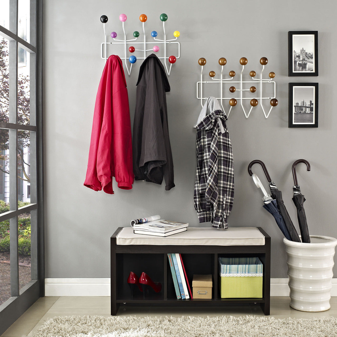Gumball Coat Rack in MultiColored