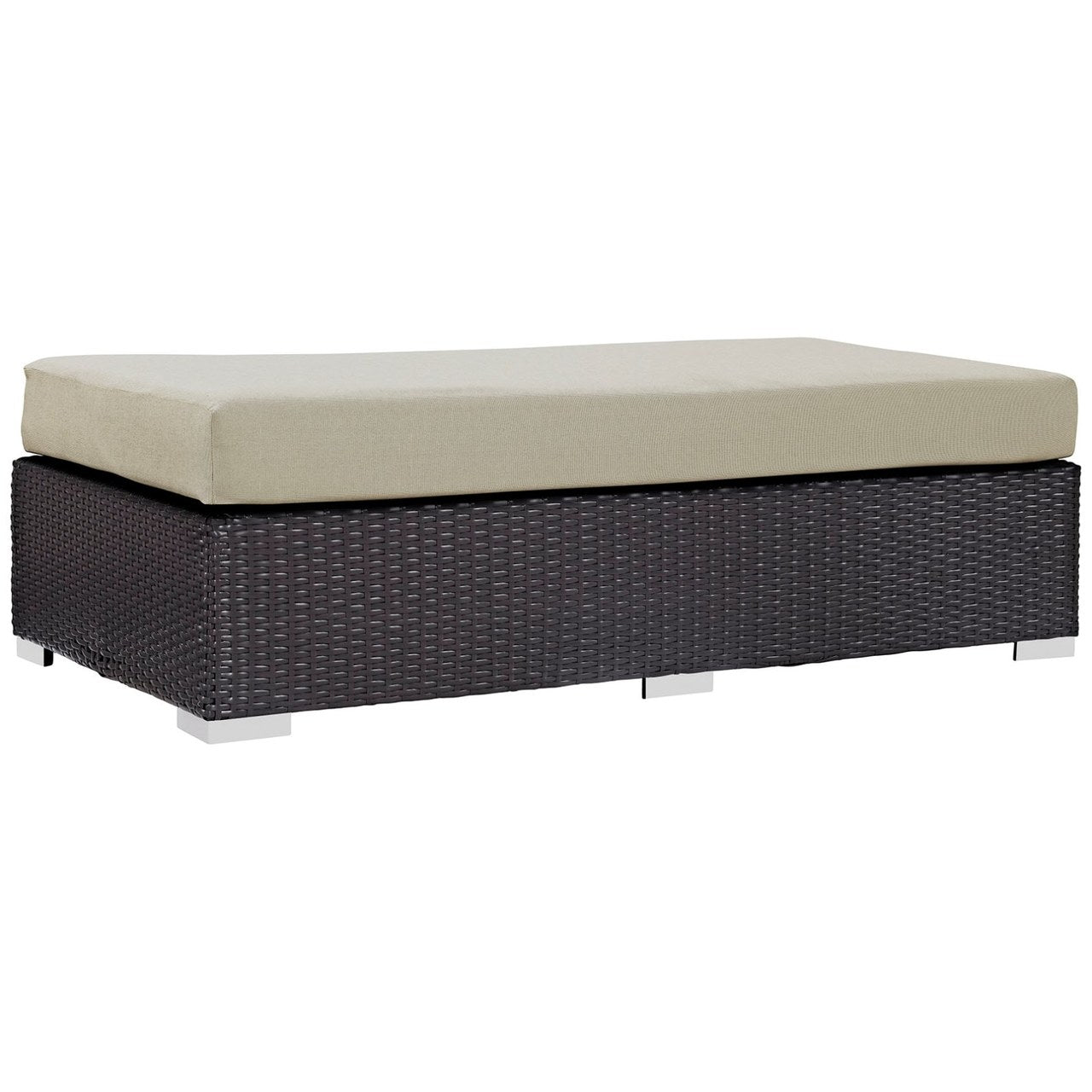 Convene Nine PCS Outdoor Patio Sofa Set, Beige, Rattan 10393