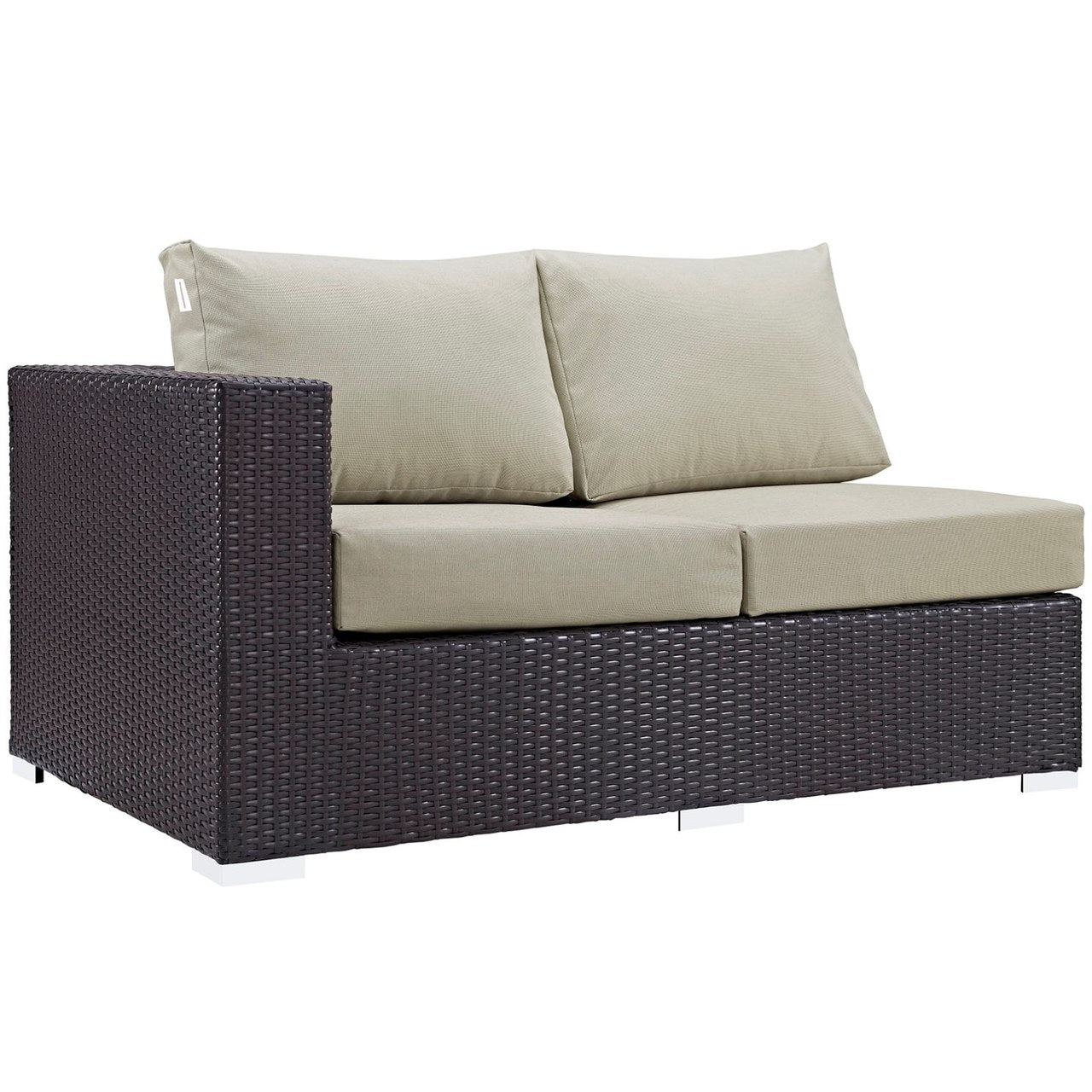 Convene Twelve PCS Outdoor Patio Sectional Set, Beige, Rattan 10421