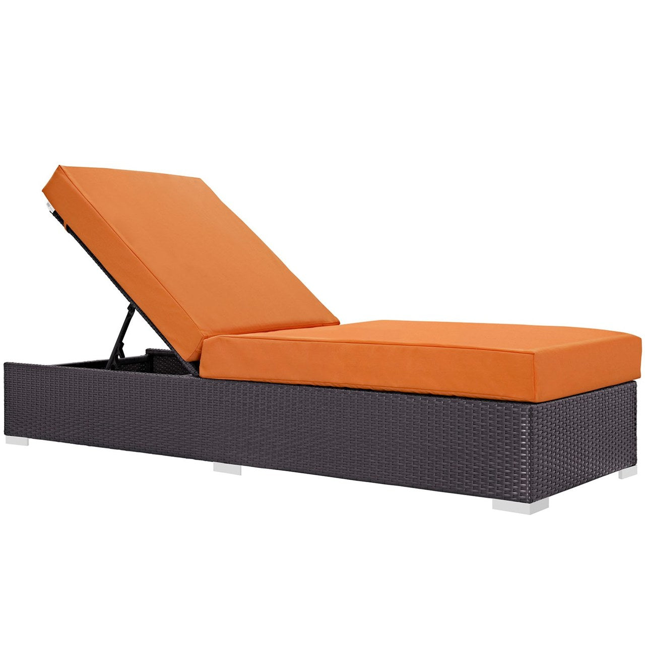 Convene Twelve PCS Outdoor Patio Sectional Set, Orange, Rattan 10423