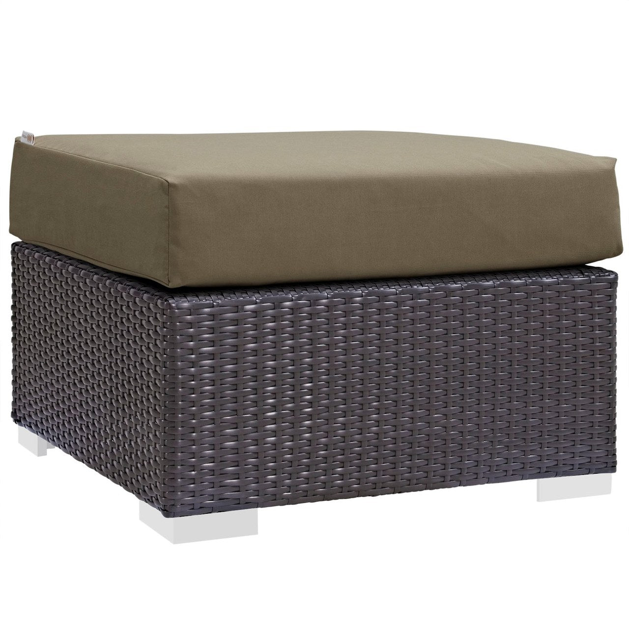 Convene Three PCS Outdoor Patio Sofa Set, Brown, Rattan 10476