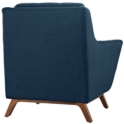 Beguile Armchair ( Set of Two), Navy, Fabric 10528