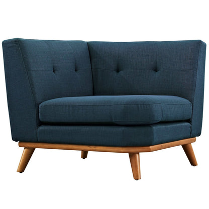 Engage Five PCS Sectional Sofa, Navy, Fabric 10534
