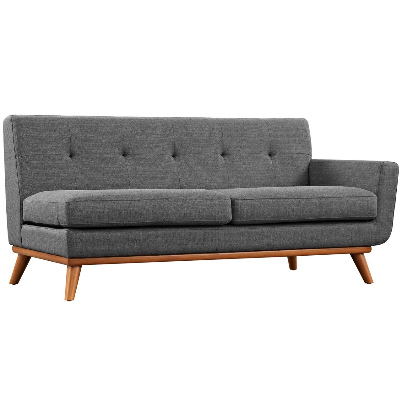 Engage Five PCS Sectional Sofa, Grey, Fabric 10535