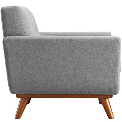 Engage Five PCS Sectional Sofa, Grey, Fabric 10536