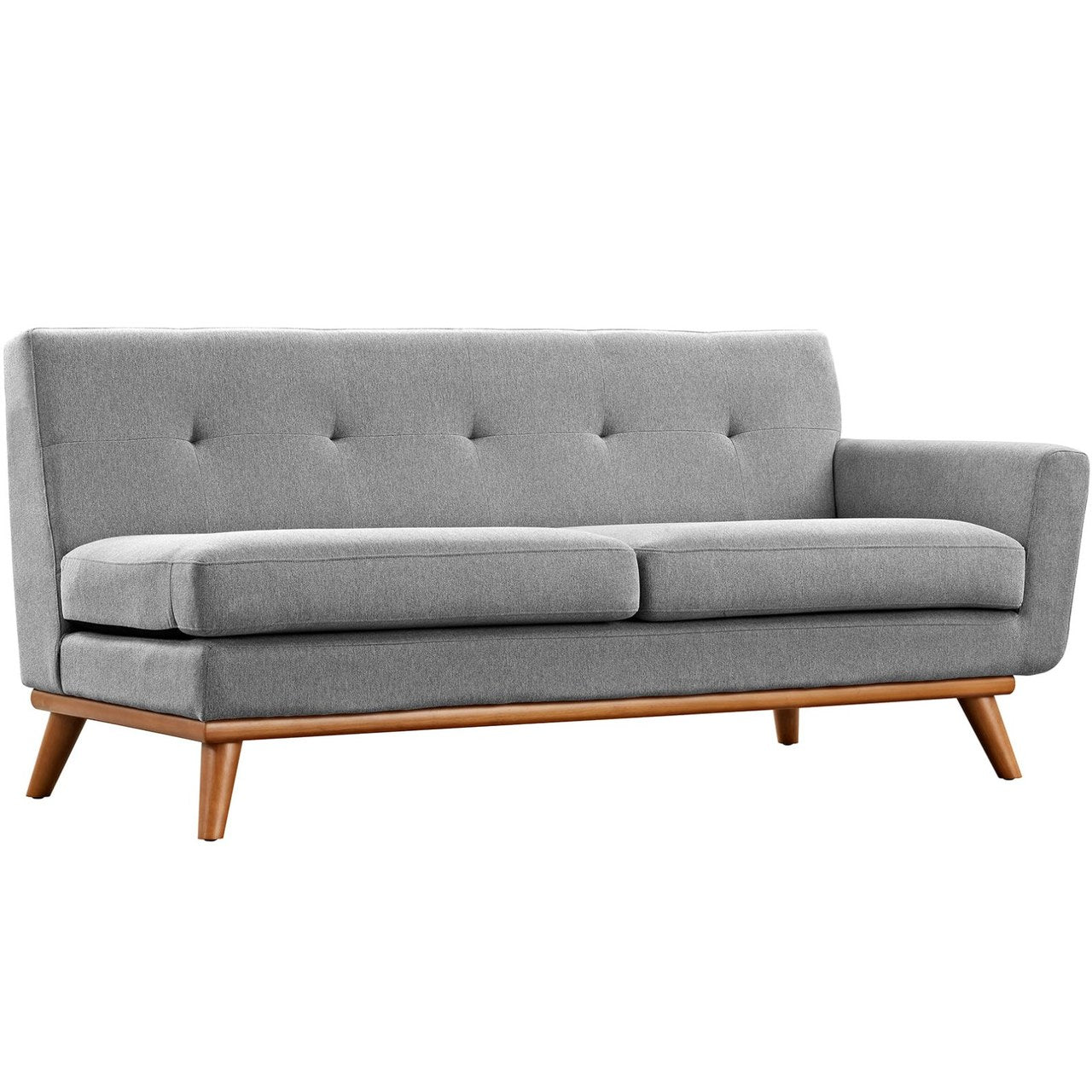 Engage Five PCS Sectional Sofa, Grey, Fabric 10536