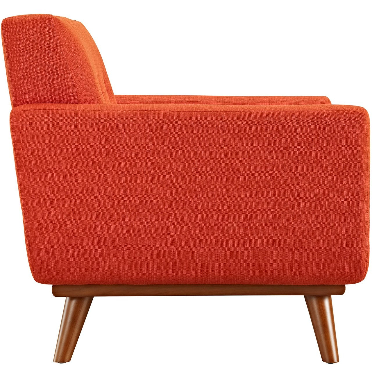 Engage Armchair and Ottoman, Red, Fabric 10539
