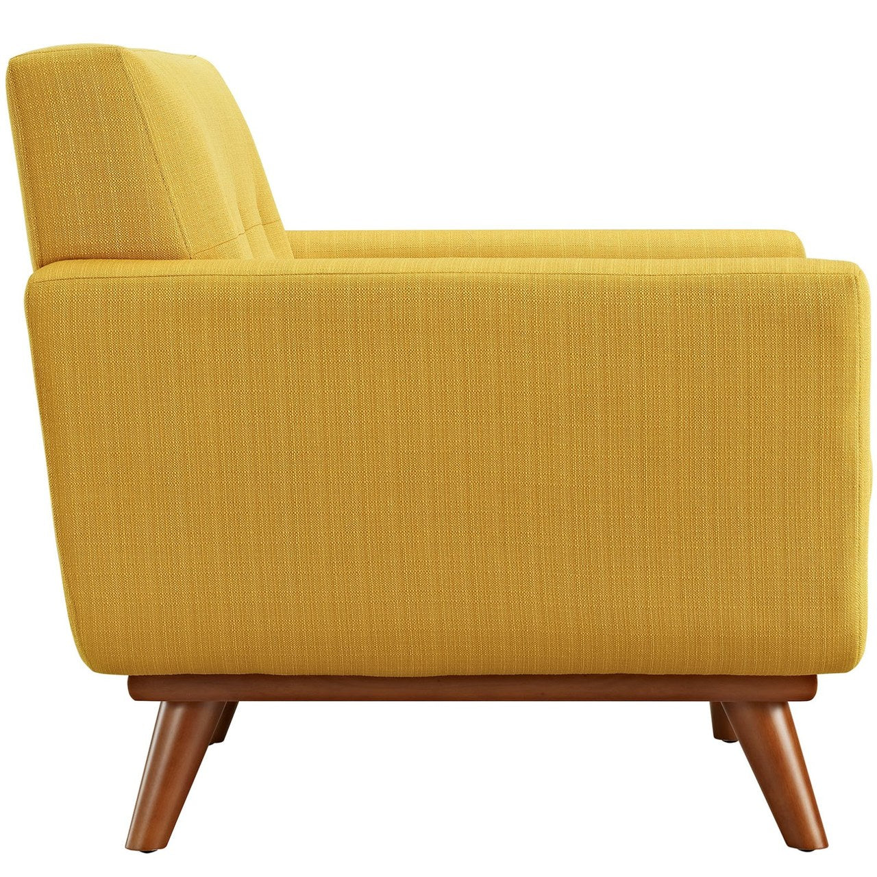 Engage Armchair and Ottoman, Orange, Fabric 10541