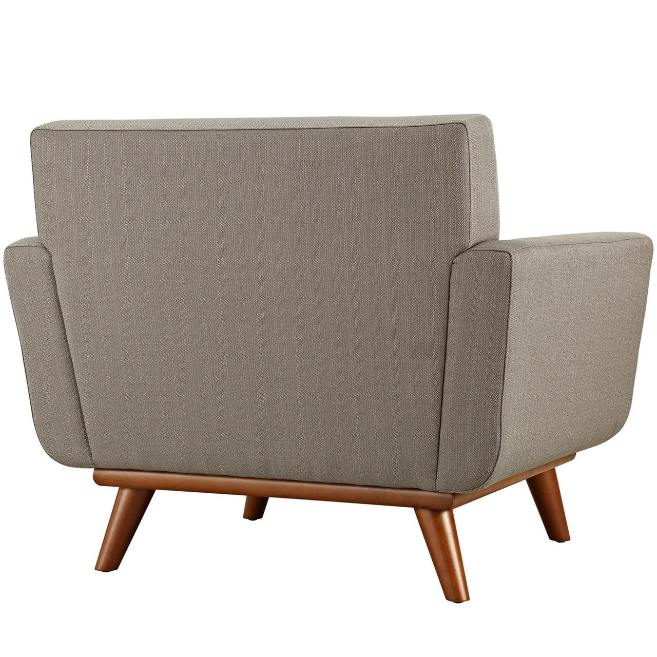 Engage Armchair and Ottoman, Grey, Fabric 10543