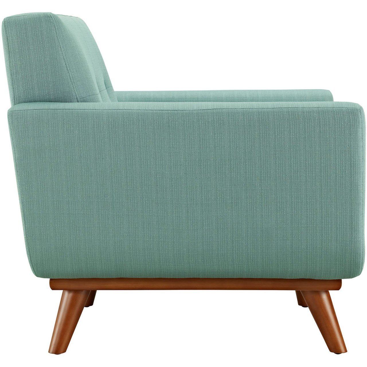 Engage Armchair and Ottoman, Blue, Fabric 10545