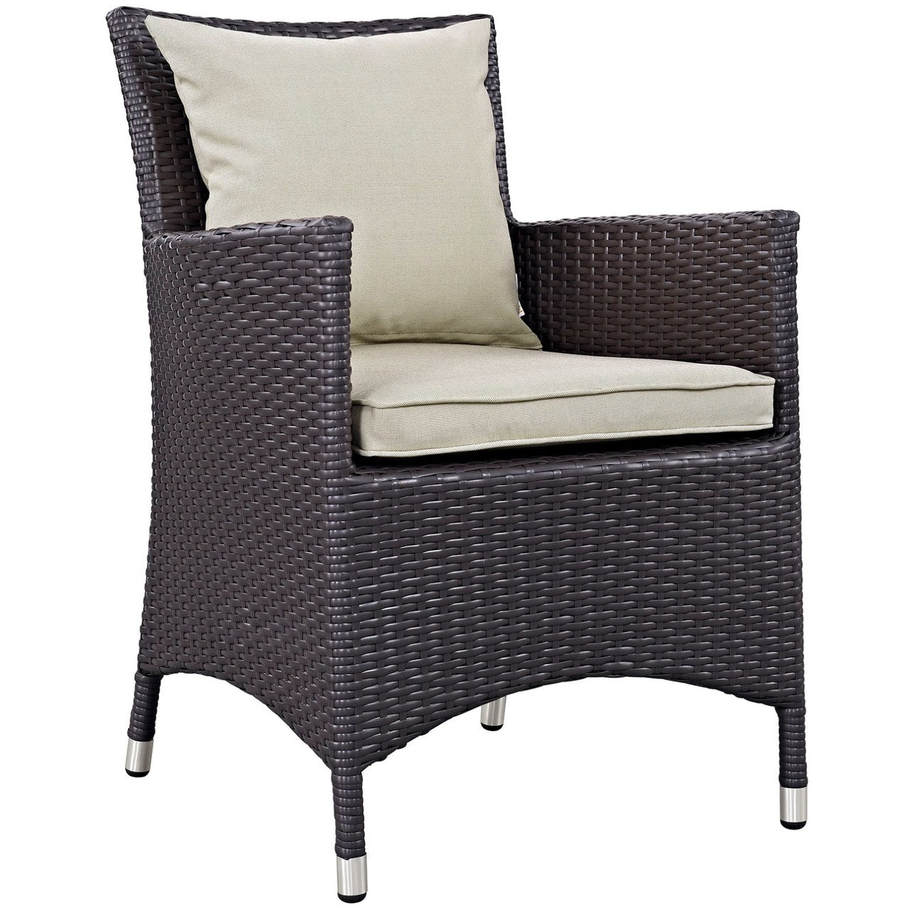 Convene Dining Chair ( Set of Two), Beige, Rattan 10549