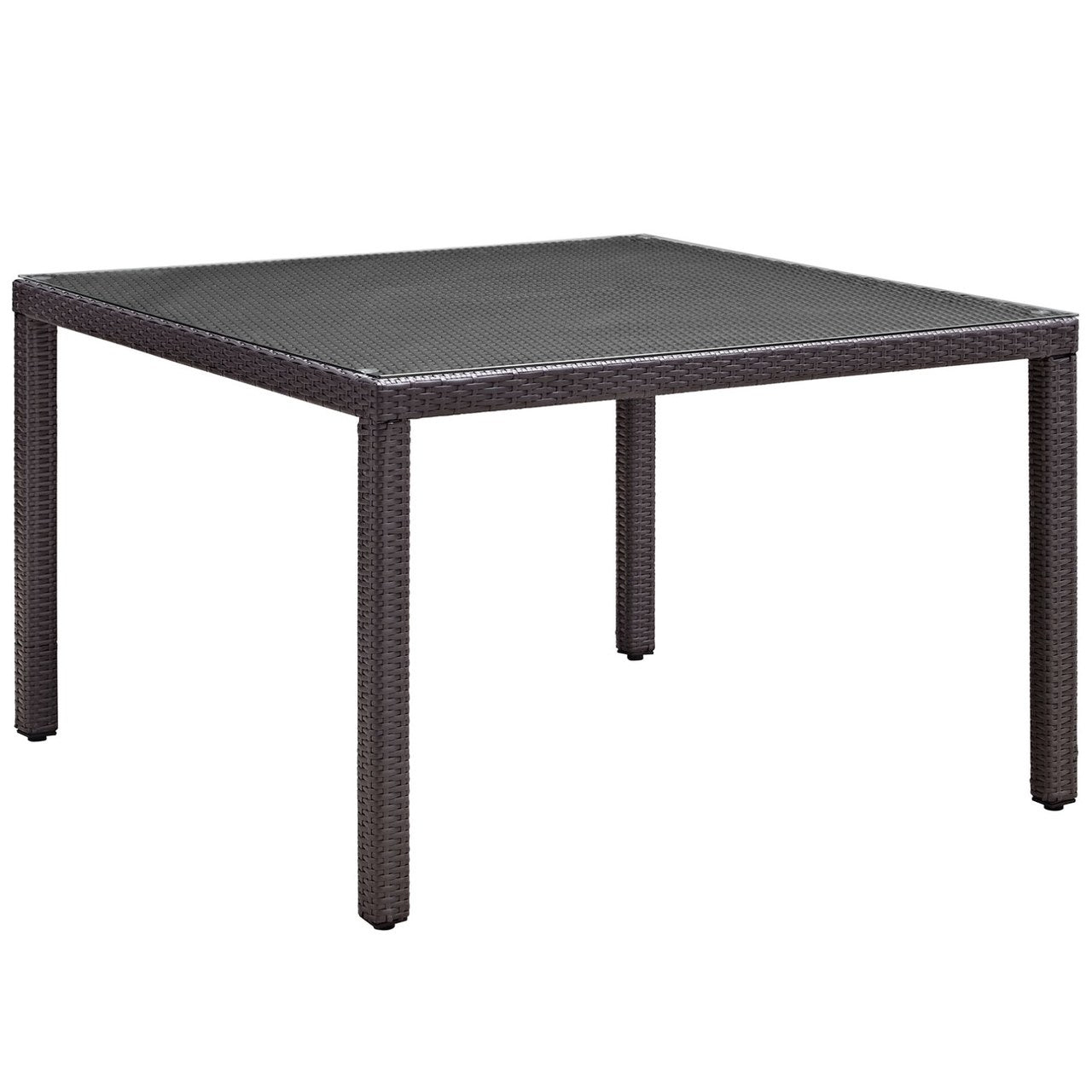 Convene Five PCS Outdoor Patio Dining Set, Blue, Rattan 10568