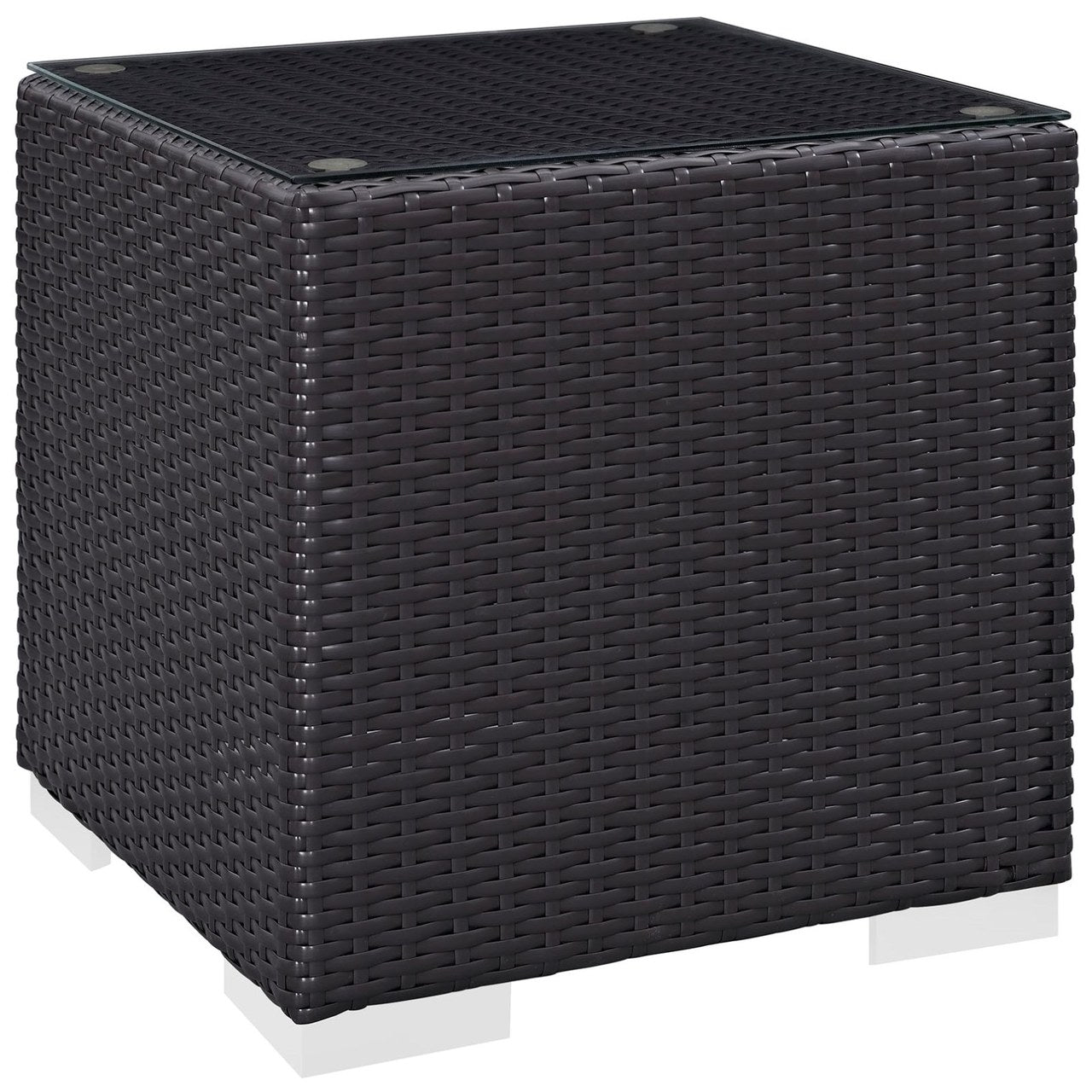Convene Eight PCS Outdoor Patio Sectional Set, Beige, Rattan 10646