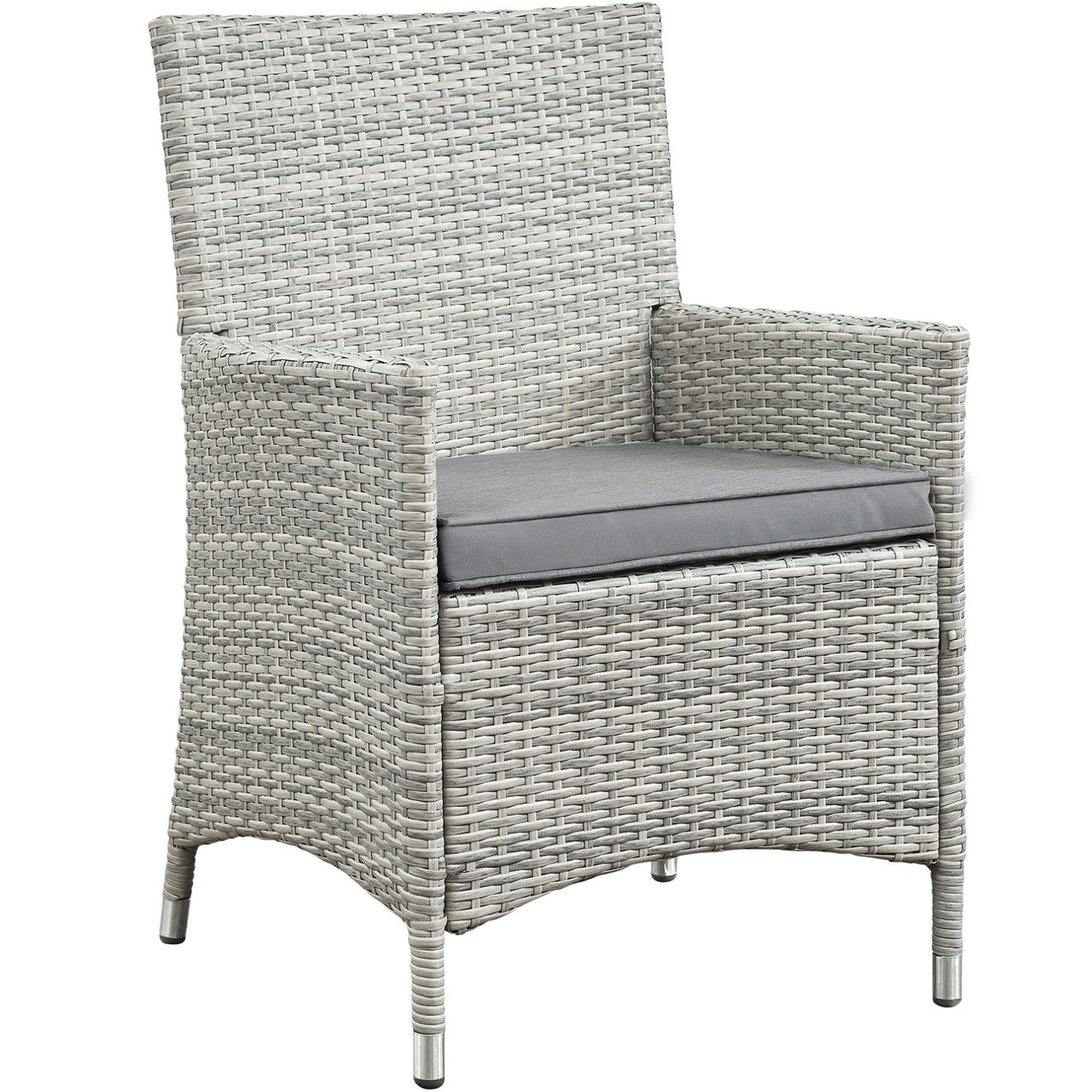 Bridge Four PCS Outdoor Patio Patio Conversation Set, Grey, Rattan 10670