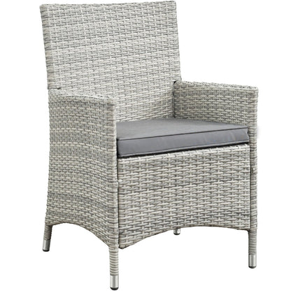 Bridge Four PCS Outdoor Patio Patio Conversation Set, Grey, Rattan 10670